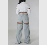 High Waisted Detachable Pants