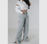 High Waisted Detachable Pants