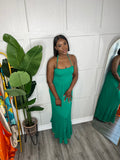 Take Me Away Maxi Dress-Kelly Green