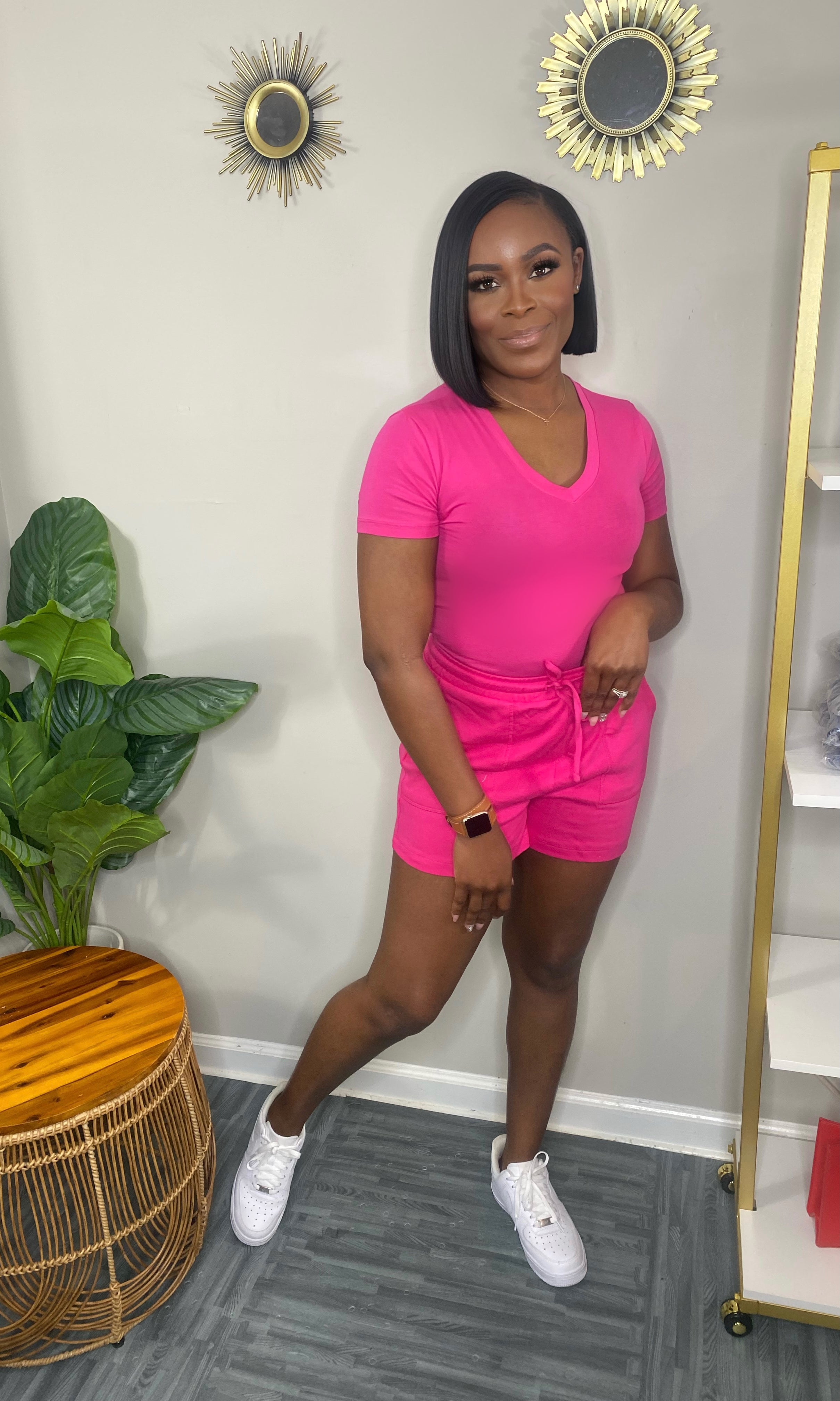 The Always On The Go Set-Hot Pink