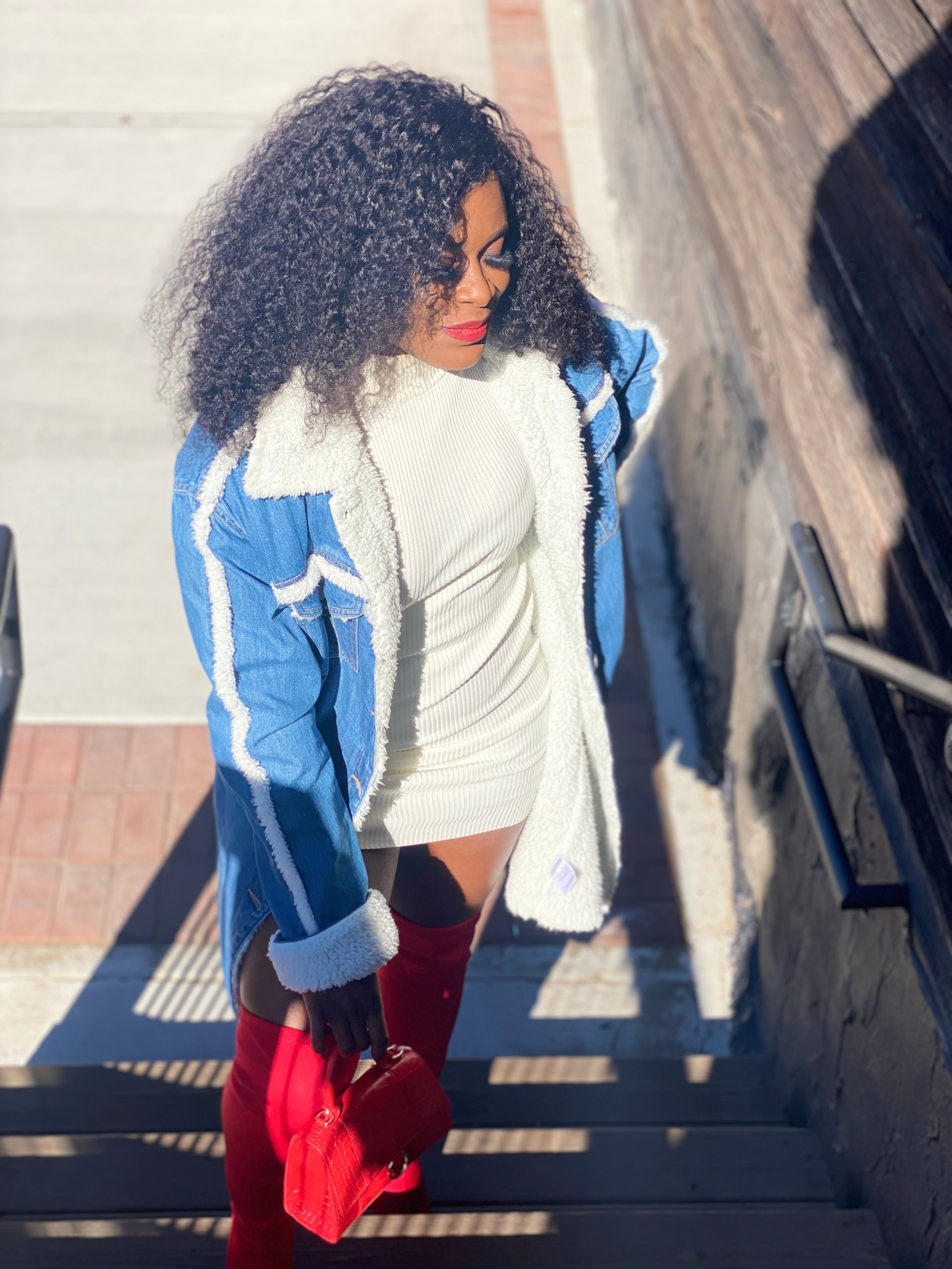 Cold Shield Denim Coat