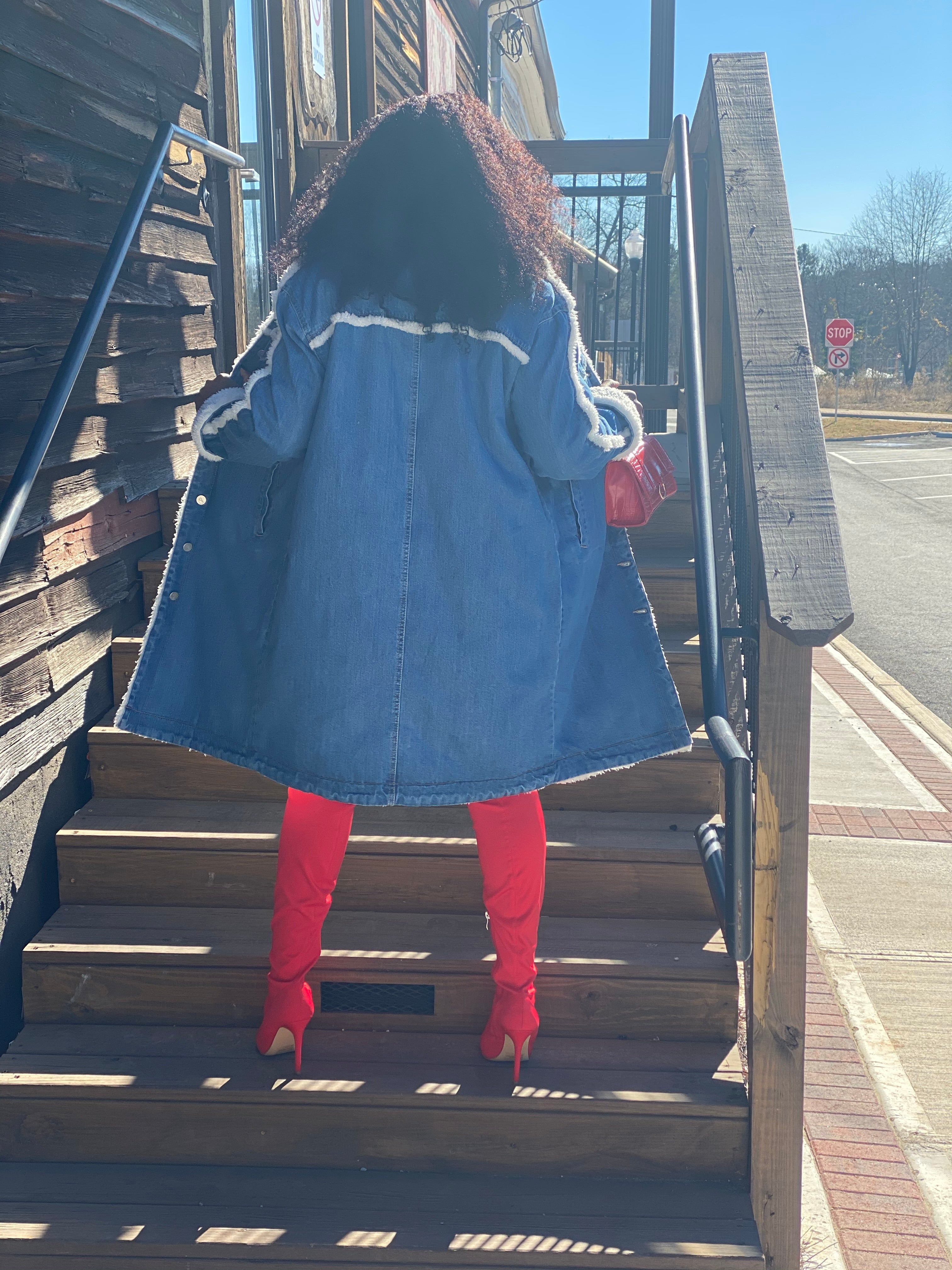 Cold Shield Denim Coat