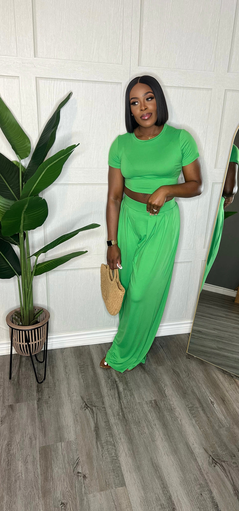 The “Sienna” Set-Kelly Green