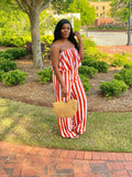 Fair Day Striped Jumpsuit