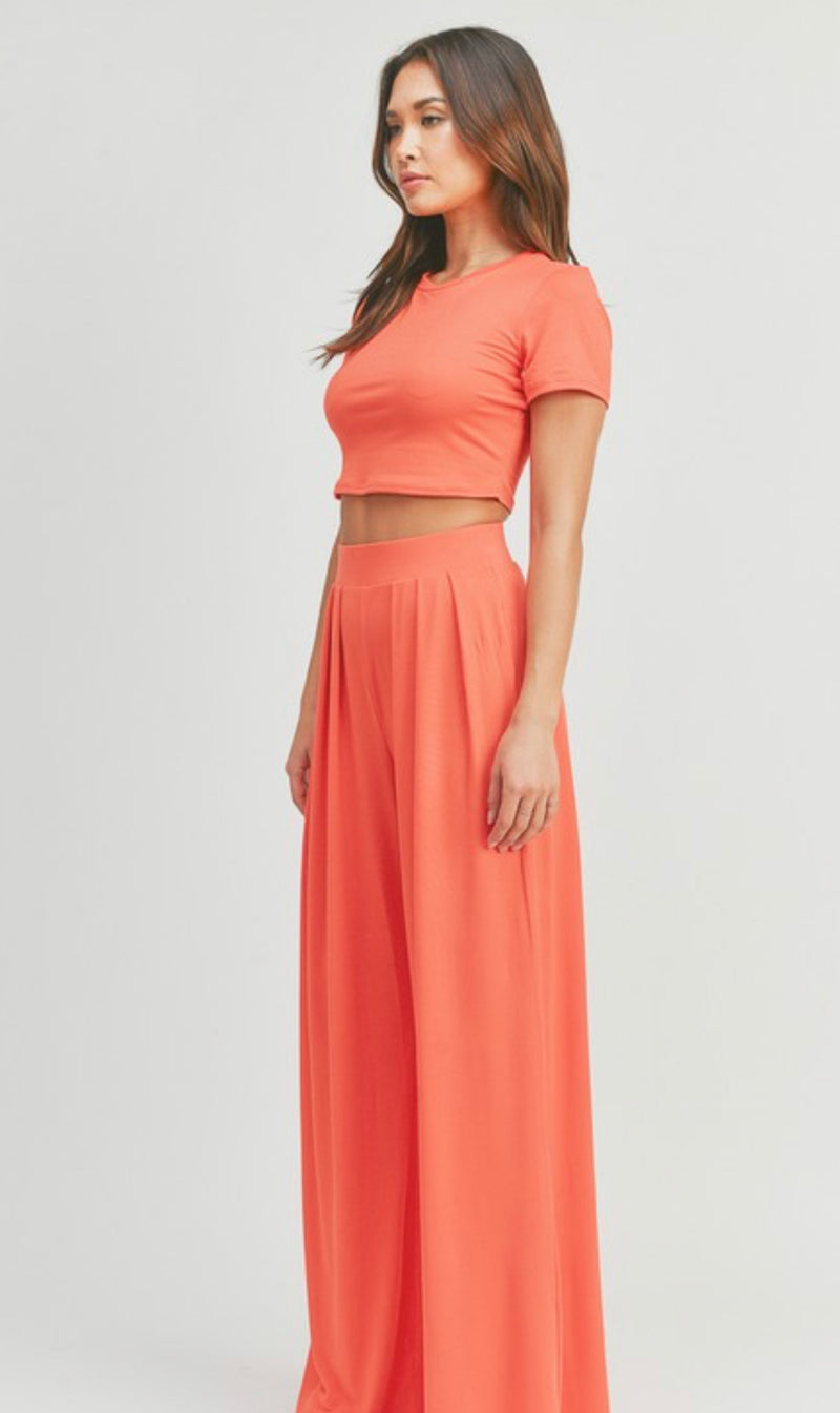 The “Sienna” Set-Coral Dark