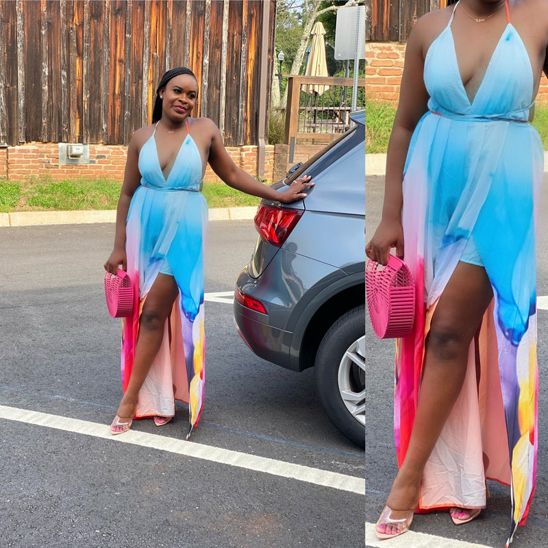 Floral Fragrance Maxi Dressđ