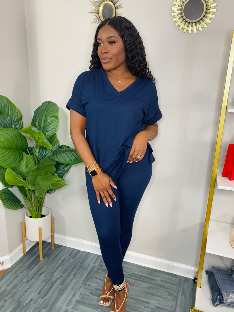 Shelby Basic Set-Navy Blue
