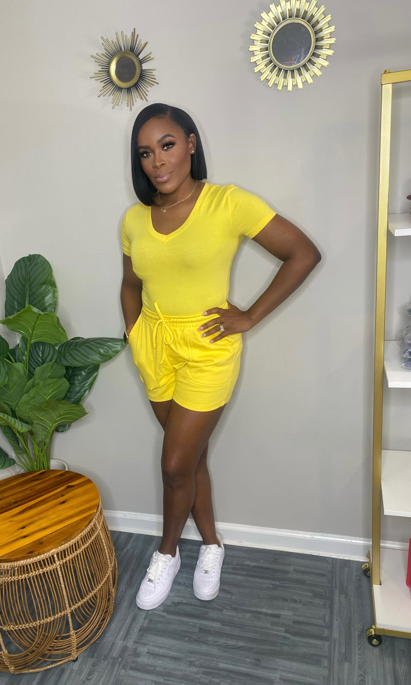 The Always On The Go Set- Yellow