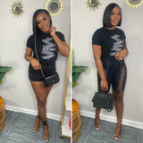 Designer Ave Tee-Black