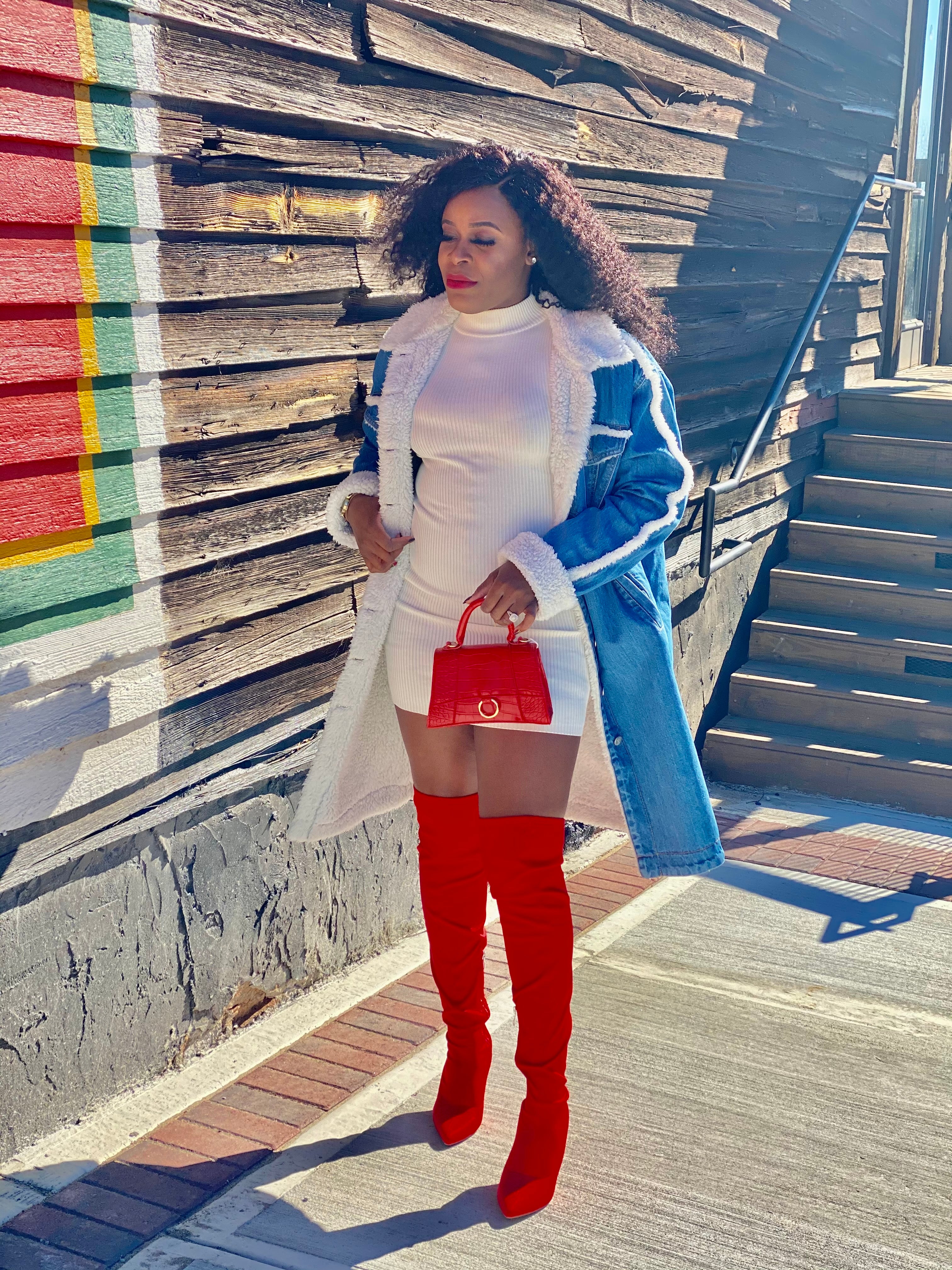 Cold Shield Denim Coat