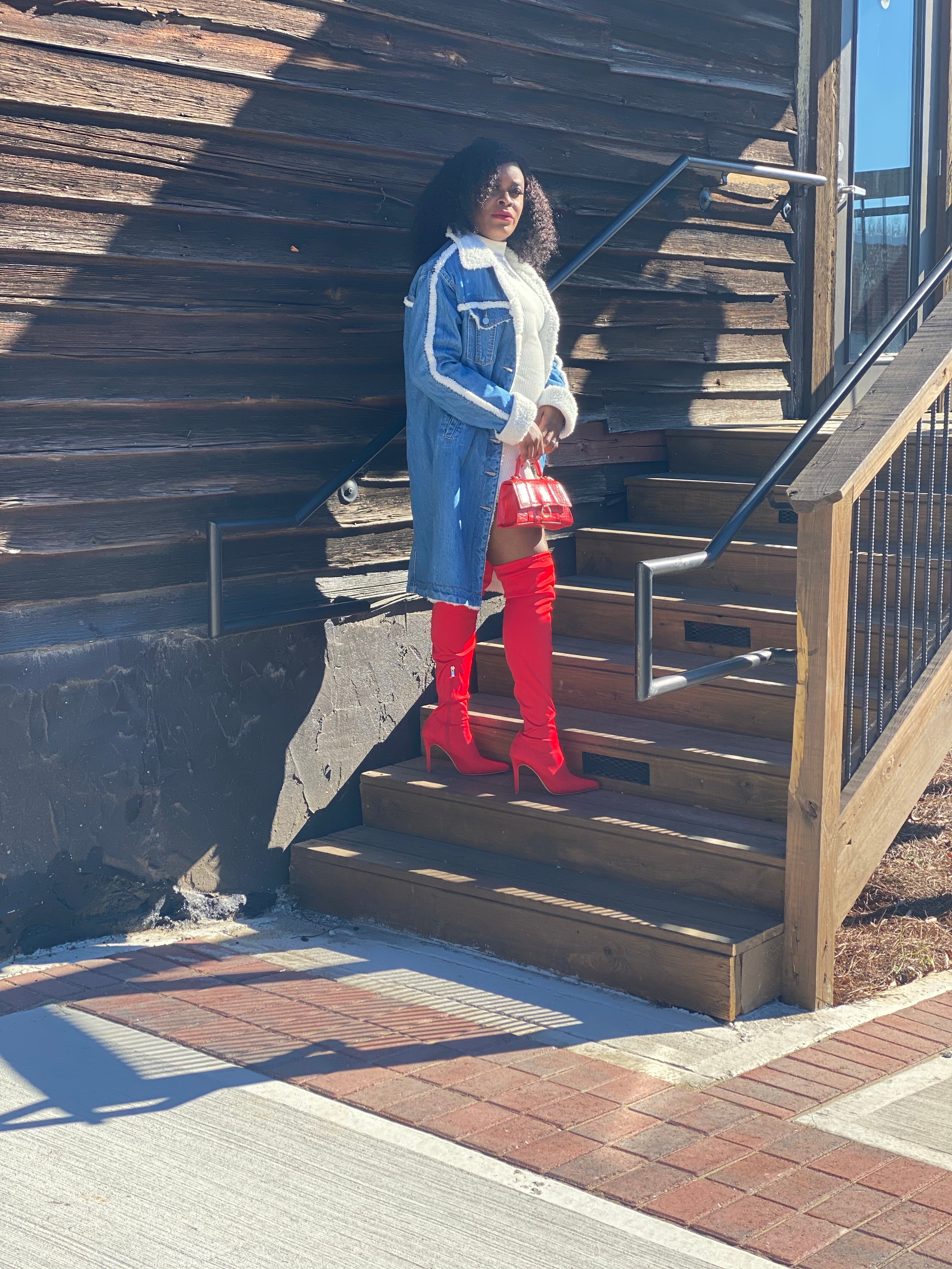 Cold Shield Denim Coat