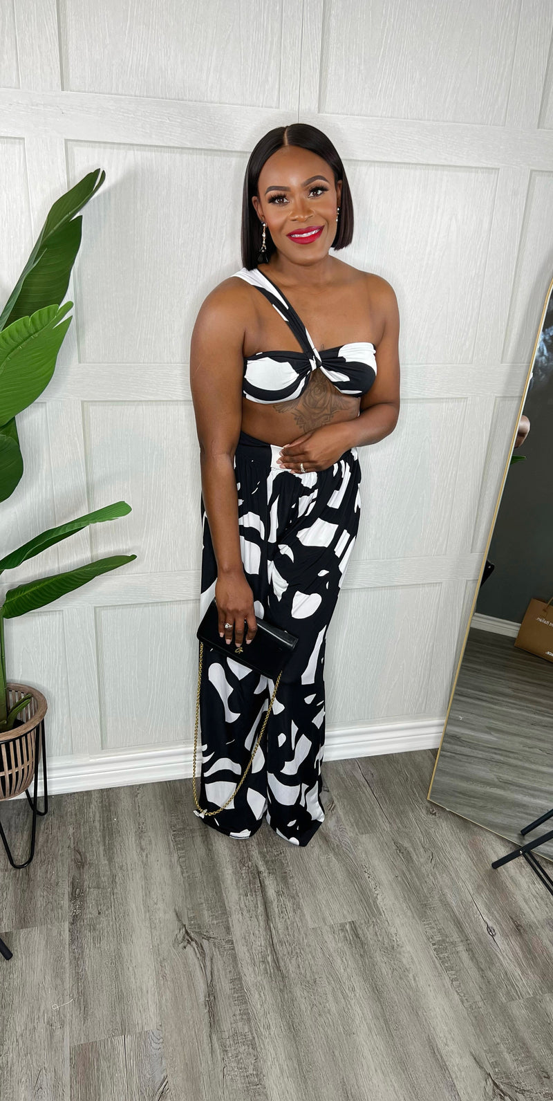 Onyx Black/White Abstract Set