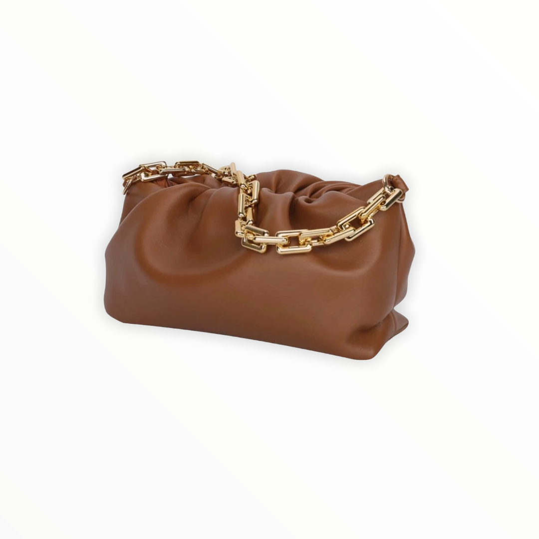Rich Auntie Runched Clutch