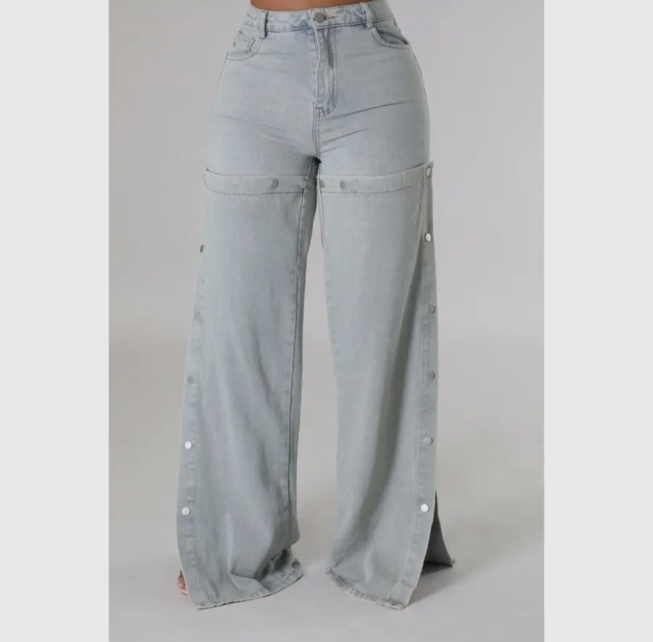 High Waisted Detachable Pants