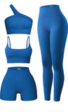 Copy of Alana Active Wear  4PC Set(Blue)